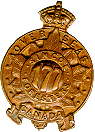 177th Battalion -- Simcoe Foresters Overseas Badge